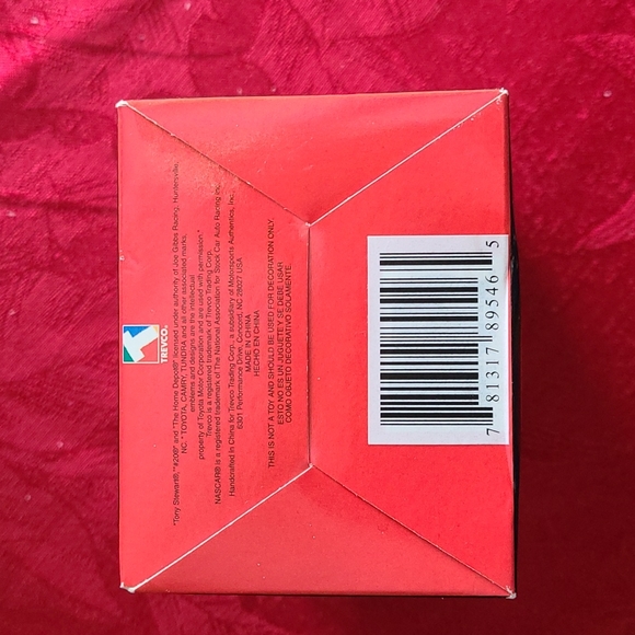 Tony Stewart NASCAR Trevco Home Depot Christmas Ornament - Picture 6 of 8